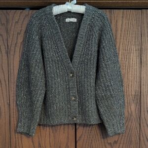 Lucky Brand Green Cardigan Sweater
